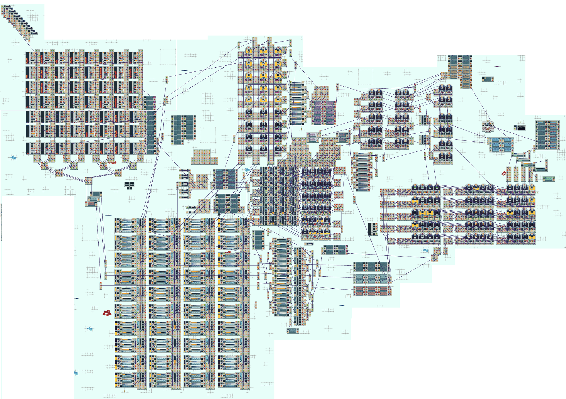 Immortality Factory - Advanced factory layout with automated production chains